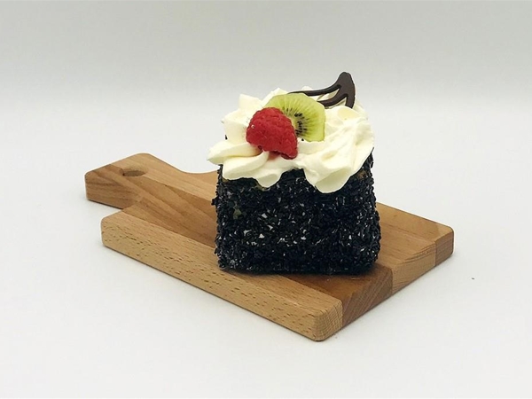 Vierkant Cake Gebakje - Met Chocola